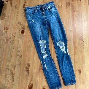 American Eagle Neat Level Stretch Ripped Jean Jeggings